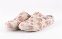 Shepherd slipper Cilla beige/flower