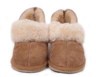 Shepherd pantoffels Karin Chestnut