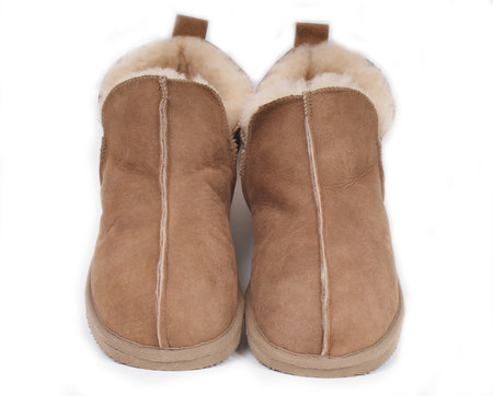 Shepherd pantoffels Annie Antique Cognac