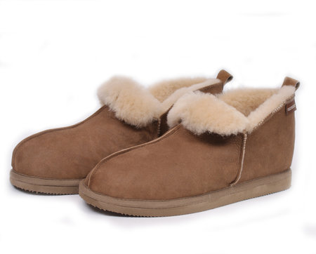 Shepherd pantoffels Annie Antique Cognac