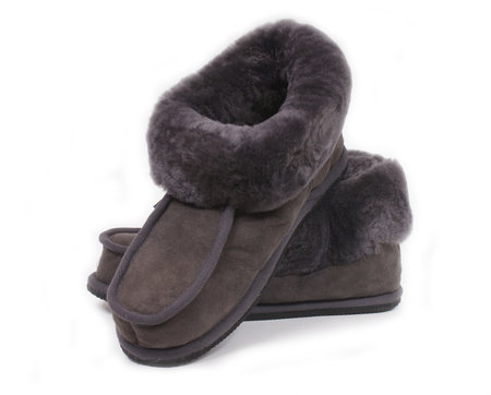 Shepherd pantoffels Lena Asphalt