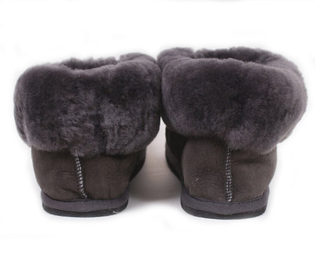Shepherd pantoffels Lena Asphalt