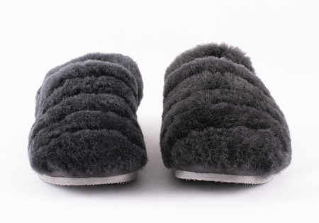 Shepherd pantoffels Nellie Asphalt