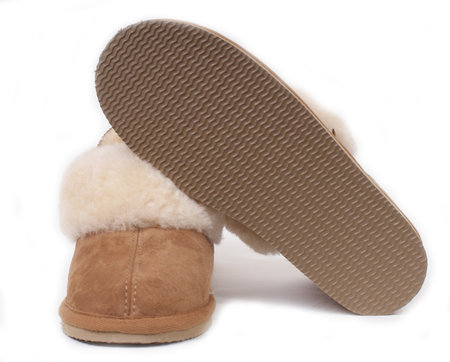 Shepherd pantoffels Karin Chestnut