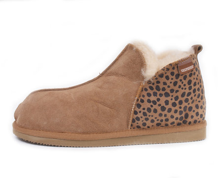 Shepherd pantoffels Annie Leopard