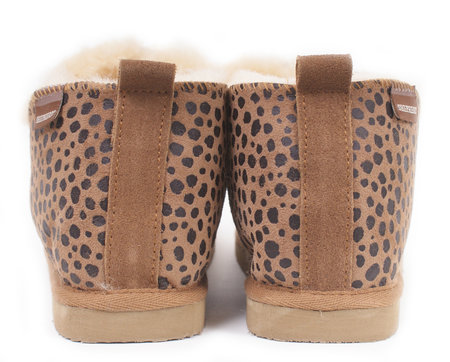 Shepherd pantoffels Annie Leopard