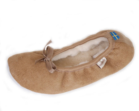 Shepherd pantoffels Saga Camel
