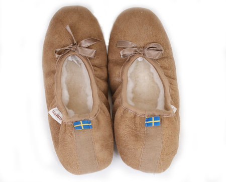 Shepherd pantoffels Saga Camel